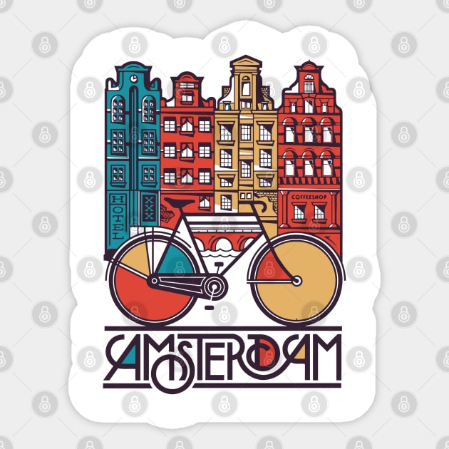 Amsterdam Sticker by TeeGo